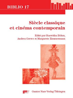 cover image of Siècle classique et cinéma contemporain
